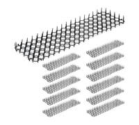 24 x rete spinoso, difesa contro martore e gatti, protezione per aiuole, piante, plastica, tappetino spinoso, nero