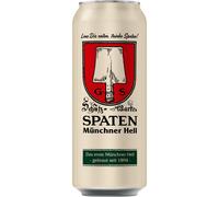 24 X Spaten Münchner Chiaro Barattoli 0,5L 5,2% Vol. Deposito Monouso