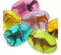 24 X Uova Di Dinosauro Mini Assortite In Slime Putty Sacchetto Da Festa Giochi