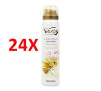 24 X Wexor Elisir Tessuti Deo Spray Profuma E Protegge Ylang Ylang, Cashmere E