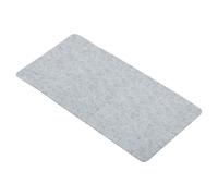 24"x12" Scrivania Tappetino Protettore,Feltro Doppio Lato,Chiaro Grigio
