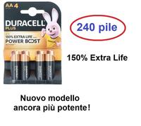 STILO AA PLUS POWERBOOST - BLISTER 4 BATTERIE LR6/MN1500-MELDU0103 DURACELL