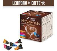 240 BUSTINE Zucchero Aromatizzato Novarese CUBOTTO NOVAROMA mix gusti per caffe