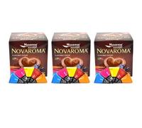 240 Bustine Zucchero Aromatizzato Novarese Zuccheri - 5 Gusti Misti - 3 Astucci da 80 Bustine -