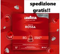 240 Capsule Lavazza Compatibili Nespresso Alluminio Qualità Rossa