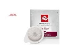 240 cialde illy caffè in cialde ese monodose, tostato intenso, 6 confezioni da 4
