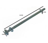 240 Da Bulloni Per Tetto Cross Head + Dadi Quadrati ZP 8MM Da 180MM
