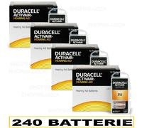 240 DURACELL 312 PR41 Batterie ACTIVAIR Protesi Pile per Apparecchi Acustici