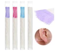 240 Linee Di Pulizia Dell'Orecchio Forato, Linee Di Orecchio Usa E Getta, Cura Dell'Igiene Dell'Orecchio, Necessità Di Manutenzione Della Perforazione.