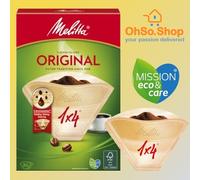 Melitta 80 filtri carta AromaPor 1x4 4 tazze macchina caffè americana universal