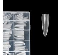 240 PCS Sandwich Form | La Curva Si Adatta Alle Unghies | Tip Unghie Finte Traslucido in Gel | Unghie Finte Lunghe | per Donne, Amiche, Casa, Salone E Uso Quotidiano
