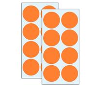 240 Pezzi - 50mm Etichette Adesive Bollini Colorati Rotonde Grandi - Arancio