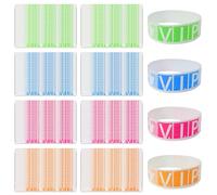 240 Pezzi Braccialetti VIP, Bracciali VIP di Carta (Impermeabile e Antistrappo) per Feste Concerto Evento Bar, Braccialetti di identificazione VIP