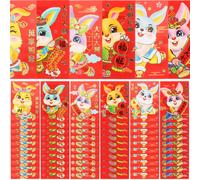 240 Pezzi Buste Rosse Per L'Anno Del Coniglio Bustine Per Soldi