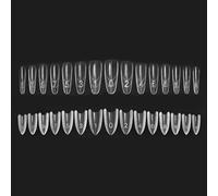 240 Pezzi Sandwich Nail Extensions-duals Forms, Unghie Finte Per Allenarsi Per nail arts, Unghie Acrilico Kit, Copertura Completa, Unghies Finte Per Ragazze Donne Che Fanno Manicure,