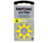 240 pile batterie per apparecchi acustici RAYOVAC EXTRA 10 gialle PR70