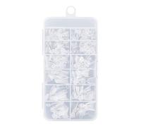 240 punte per unghie acriliche, mezze copertine corte per unghie artificiali, gel morbido, facile da usare