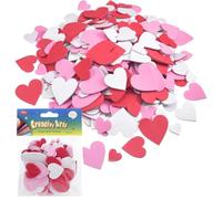 240 Pz Adesivi Glitterati Cuore Autoadesivi Schiuma Decorazione, adesivi a forma di cuore, per Scrapbooking Album Biglietto d’auguri Pacchetti Regalo Bomboniere Matrimonio Valentine’s Day Fai da Te