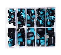 240 Pz/Scatola Premere Su Unghie Unghie Finte Breve Coperture Piene Stick On Unghie Artificiali Manicure Forniture Per La Donna