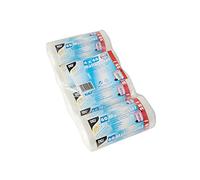 240 sacchetti per la spazzatura, HDPE, 25 l, 52 cm x 50 cm, trasparenti, mod. 10050 Papstar