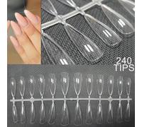 240 TIPS PUNTE PER GEL A MANDORLA