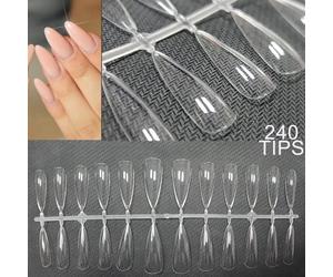 240 TIPS PUNTE PER GEL A MANDORLA