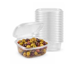 240 Vaschette Ovali Per Alimenti In PET Da 250 cc In Plastica Trasparente