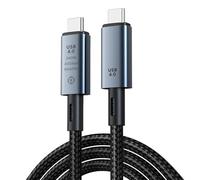 [240 W 40 Gbps] Cavo USB C compatibile con cavo Thunderbolt 4 da 1.5m, cavo display USB di tipo C da 8 K 60 Hz per cavo Thunderbolt 3, cavo USB 4 C a C, ricarica rapida da USB a USB C