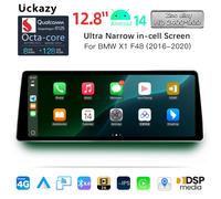 2400*900 High Reselution 12.8'' Screen Android 14 Touch Screen IPS DSP Auto Car Radio for BMW X1 F48 2016 2017 2018 Multimedia NBT System Screen GPS Navigation Carplay Head Unit Audio Stereo 4G Wifi