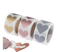 2400 adesivi da grattare a forma di cuore, etichette fai da te per giochi d'amore per feste e progetti creativi da grattare (oro)