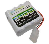 2400 mAh NiMh Batteria 9,6V Con Spina Tamiya Per Heng Long Carro Armato