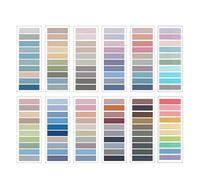 2400 PCS Etichette Adesive Colorate Scrivibili Per Raccolte