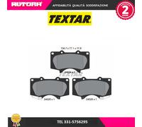 KIT PASTIGLIE FRENO ANT TEXTAR TOYOTA TACOMA 4.0 4X4 174KW 04>15 2402401
