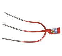 forca forcone da fieno a 3 denti in acciaio forgiato giardino stalla fienile