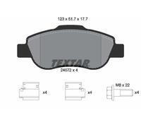 2407201 Kit pastiglie freno, Freno a disco Textar