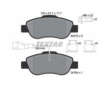 2407202 Kit pastiglie freno, Freno a disco Textar