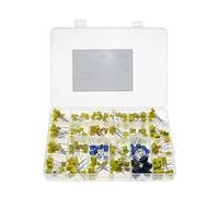 240pcs 63V 100V 24Value 1nF-1uF Correction capacitor package Box kit Polypropylene Film Capacitor Mixed set BIANMTSW