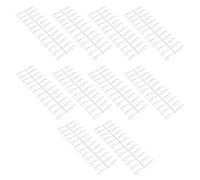 240pcs Bastoncini di Campione per Chiodo Trasparenti per Punte lo Smalto Nail Art, Display Falso a Lungo Appuntiti, Forniture Manicure l'uso Versatile Occasioni (Pezzi trapezoidi lunghi 240)