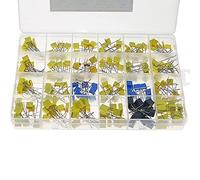 240PCS Film Box Capacitor Assortment Kit, 24 Values Metallized Polyester 1nF to 1uF 63V-100V Correction Capacitor
