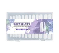 240PCS Matte Clear Long Mandorla Unghie Tips Full Covers Unghie Arte Unghie Finte Applicazione Rapida Manicure Accessori