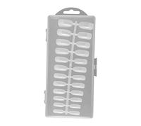 240PCS Punti Unghie Finti Artificiali Acriliche Trasparenti a Copertura Completa e Parziale False Forma Coffin Ballerina per Saloni di Nail Art Fai da Te