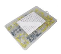 240PCS/Set 24 Values*10Pcs Correction Capacitor Assorted Kit 102J-105J Polypropylene Film Capacitors 63V-100V NWPNLXEA