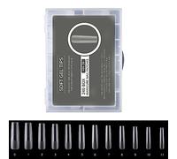 240Pcs Unghie Finte Glassato Premere Su Unghie Copertura Punte Finte Goccia D'acqua Adesivo Completo Per Manicure Strumento Decorazioni Del Chiodo di Modo Accessori