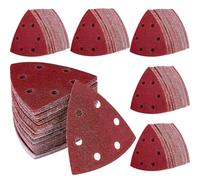 240PSC - Cuscinetto per levigatrice per dettagli, 93 mm, 3-1/8 pollici, per levigatrice multi-utensile oscillante, grana 40/60/80/120/180/240, carta vetrata multiuso per lucidatura/levigatura