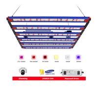 240W 320W LM301H EVO V5 LED Coltiva la barra luminosa UV IR Accensione/spegnimento Lampada idroponica per piante Coltiva la tenda Serra Veg Bloom