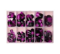 240x/Scatola Unghie Finte Unghie Press On Nails Coperture Complete Stick On Nails Unghie Corte Finte Manicure Decorazioni