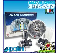 241.636 VARIATORE POLINI MAXI HI-SPEED 8 RULLI PIAGGIO X 8 400