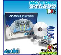 241.650 VARIATORE POLINI HI-SPEED 6 RULLI PER HONDA SH I Scoopy 300 LC 2010