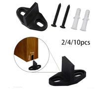 2410 pezzi di hardware per porte scorrevoli, guida per pavimento per mantenere le porte in legno allineate e stabili (2 pezzi)