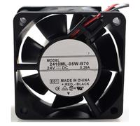 2410ML-05W-B70/B79 6025 Ventola di raffreddamento a due fili 6CM 24V 0,25A(Two Lines)